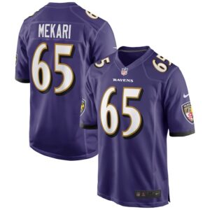 Patrick Mekari Baltimore Ravens Nike Game Player Jersey - Purple- 49Native