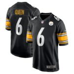 Patrick Queen Pittsburgh Steelers Nike Game Player Jersey - Black- 49Native