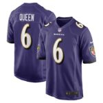 Patrick Queen Baltimore Ravens Nike Game Player Jersey - Purple- 49Native