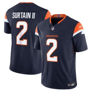 Patrick Surtain II Denver Broncos Nike Mile High Collection Vapor F.U.S.E. Limited Jersey - Navy- 49Native