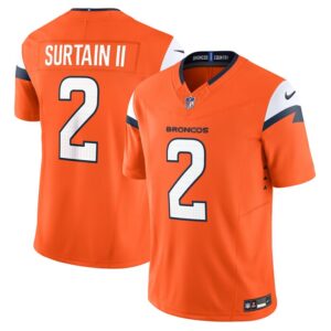 Patrick Surtain II Denver Broncos Nike Mile High Collection Vapor F.U.S.E. Limited Jersey - Orange- 49Native