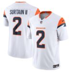 Patrick Surtain II Denver Broncos Nike Mile High Collection Vapor F.U.S.E. Limited Jersey - White- 49Native