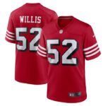 Patrick Willis San Francisco 49ers Nike Retired Alternate Game Jersey - Scarlet- 49Native