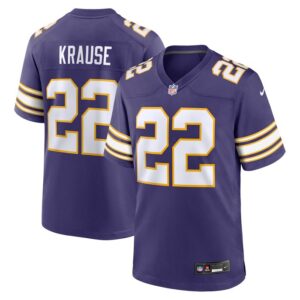 Paul Krause Minnesota Vikings Nike Classic Retired Player Jersey - Purple- 49Native