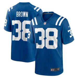 Pharaoh Brown Indianapolis Colts Nike Game Player Jersey - Royal- 49Native