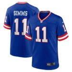 Phil Simms New York Giants Nike Classic Retired Player Game Jersey - Royal- 49Native