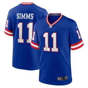 Phil Simms New York Giants Nike Classic Retired Player Game Jersey - Royal- 49Native