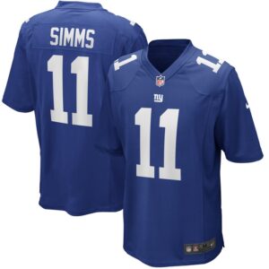 Phil Simms New York Giants Nike Game Retired Player Jersey - Royal- 49Native