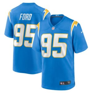 Poona Ford Los Angeles Chargers Nike  Game Jersey -  Powder Blue- 49Native
