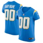 Los Angeles Chargers Nike Vapor Elite Custom Jersey - Powder Blue- 49Native