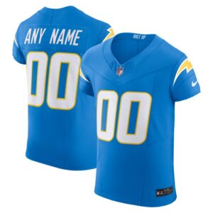 Los Angeles Chargers Nike  Vapor F.U.S.E. Elite Custom Jersey - Powder Blue- 49Native