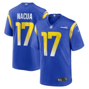 Puka Nacua Los Angeles Rams Nike Home Game Jersey - Royal- 49Native