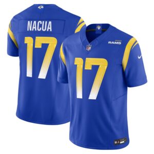 Puka Nacua Los Angeles Rams Nike Vapor F.U.S.E. Limited Jersey - Royal- 49Native
