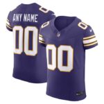 Minnesota Vikings Nike Vapor F.U.S.E. Elite Custom Jersey - Purple- 49Native