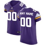 Minnesota Vikings Nike Vapor Untouchable Custom Elite Jersey - Purple- 49Native