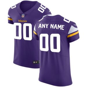 Minnesota Vikings Nike Vapor Untouchable Custom Elite Jersey - Purple- 49Native