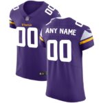 Minnesota Vikings Nike Vapor Untouchable Custom Elite Jersey - Purple- 49Native