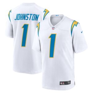Quentin Johnston Los Angeles Chargers Nike Away Game Jersey - White- 49Native