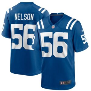 Quenton Nelson Indianapolis Colts Nike Game Player Jersey - Royal- 49Native