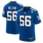 Quenton Nelson Indianapolis Colts Nike Indiana Nights Alternate Game Jersey - Royal- 49Native