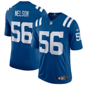 Quenton Nelson Indianapolis Colts Nike Vapor Limited Jersey - Royal- 49Native