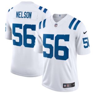 Quenton Nelson Indianapolis Colts Nike Vapor Limited Jersey - White- 49Native