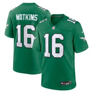 Quez Watkins Philadelphia Eagles Nike Alternate Game Jersey - Kelly Green- 49Native