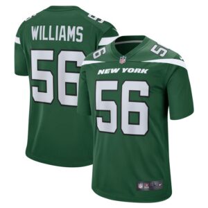 Quincy Williams New York Jets Nike Game Jersey - Gotham Green- 49Native