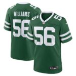 Quincy Williams New York Jets Nike  Game Player Jersey – Legacy Green- 49Native