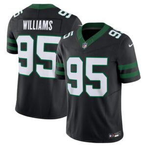 Quinnen Williams New York Jets Nike Alternate Vapor F.U.S.E. Limited Jersey - Legacy Black- 49Native
