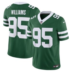 Quinnen Williams New York Jets Nike Vapor F.U.S.E. Limited Jersey - Legacy Green- 49Native