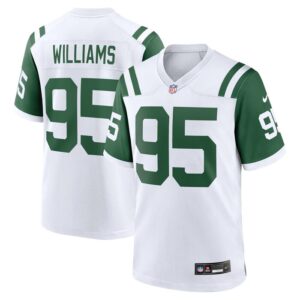 Quinnen Williams New York Jets Nike Classic Alternate Game Jersey - White- 49Native