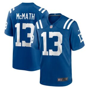 Racey McMath Indianapolis Colts Nike Team Game Jersey -  Royal- 49Native