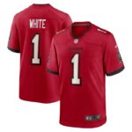 Rachaad White Tampa Bay Buccaneers Nike Game Player Jersey - Red- 49Native