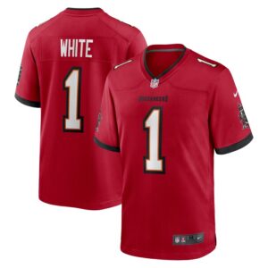 Rachaad White Tampa Bay Buccaneers Nike Game Player Jersey - Red- 49Native