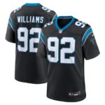 Raequan Williams Carolina Panthers Nike Team Game Jersey - Black- 49Native