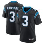 Raheem Blackshear Carolina Panthers Nike Team Game Jersey - Black- 49Native