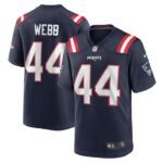 Raleigh Webb New England Patriots Nike Home Game Player Jersey - Navy- 49Native