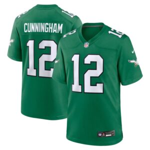 Randall Cunningham Philadelphia Eagles Nike Alternate Retired Player Game Jersey - Kelly Green- 49Native