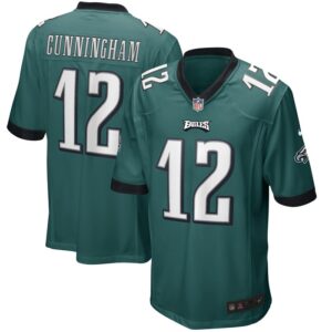 Randall Cunningham Philadelphia Eagles Nike Game Retired Player Jersey - Midnight Green- 49Native