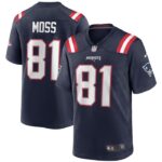 Randy Moss New England Patriots Nike Game Retired Player Jersey - Navy- 49Native