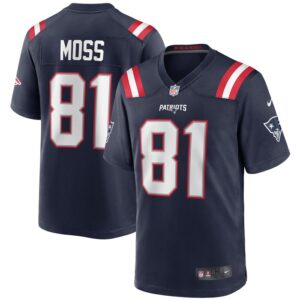 Randy Moss New England Patriots Nike Game Retired Player Jersey - Navy- 49Native