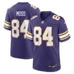 Randy Moss Minnesota Vikings Nike Classic Retired Player Game Jersey - Purple- 49Native