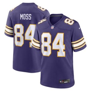 Randy Moss Minnesota Vikings Nike Classic Retired Player Game Jersey - Purple- 49Native