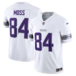 Randy Moss Minnesota Vikings Nike Alternate Vapor F.U.S.E. Retired Player Limited Jersey - White- 49Native