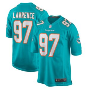 Rashard Lawrence Miami Dolphins Nike Team Game Jersey -  Aqua- 49Native