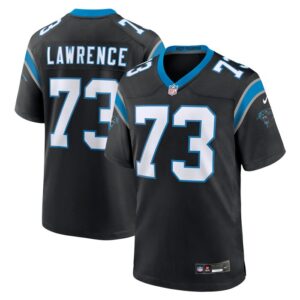 Rashard Lawrence Carolina Panthers Nike  Game Jersey -  Black- 49Native