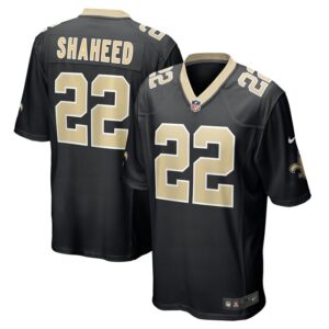 Rashid Shaheed New Orleans Saints Nike Team Game Jersey -  Black- 49Native
