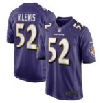 Ray Lewis Baltimore Ravens Nike Retired Player Game Jersey - Purple- 49Native