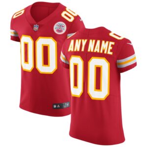 Kansas City Chiefs Nike Vapor Untouchable Custom Elite Jersey - Red- 49Native